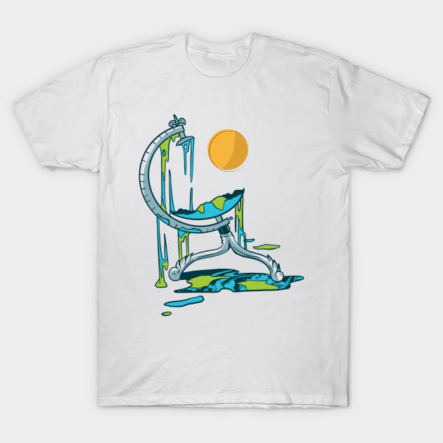 MELTED GLOBE T-Shirt by madeinchorley